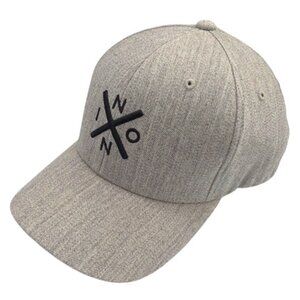 Nixon Exchange Flexfit Light Gray Hat, L/XL - (Pre-Owned)